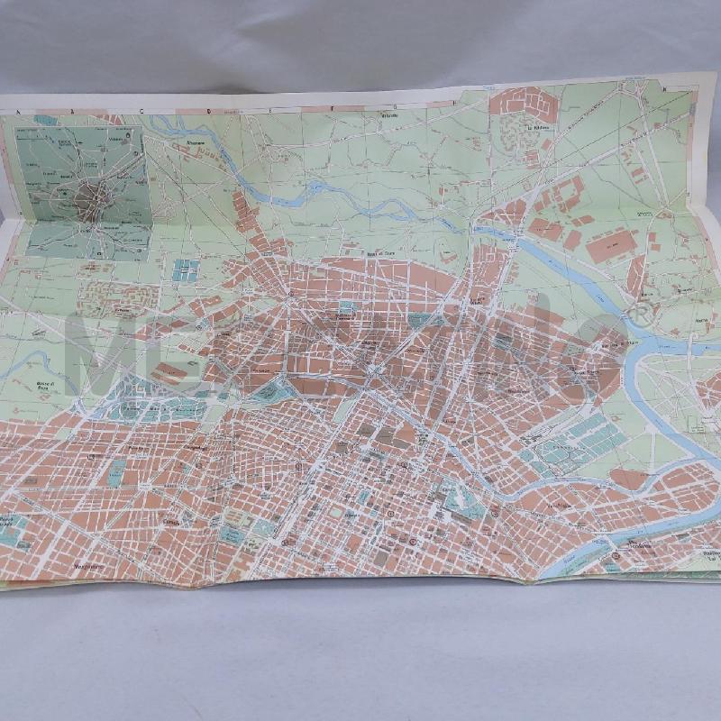 PIANTA DELLA CITTA DI TORINO 1978 | Mercatino dell'Usato San maurizio canavese 3