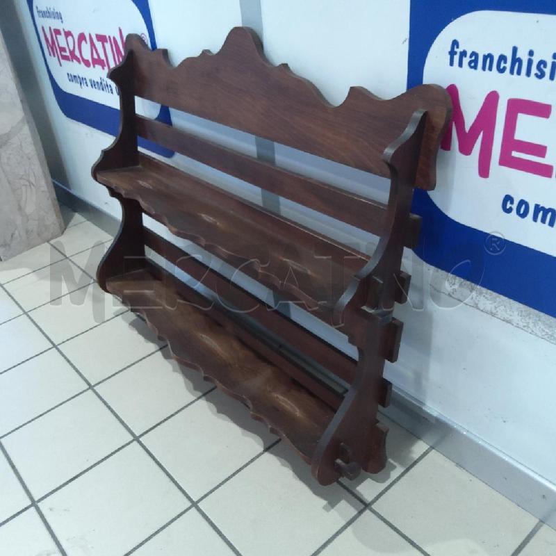 PIATTAIA LEGNO 2 RIPIANI | Mercatino dell'Usato San maurizio canavese 3