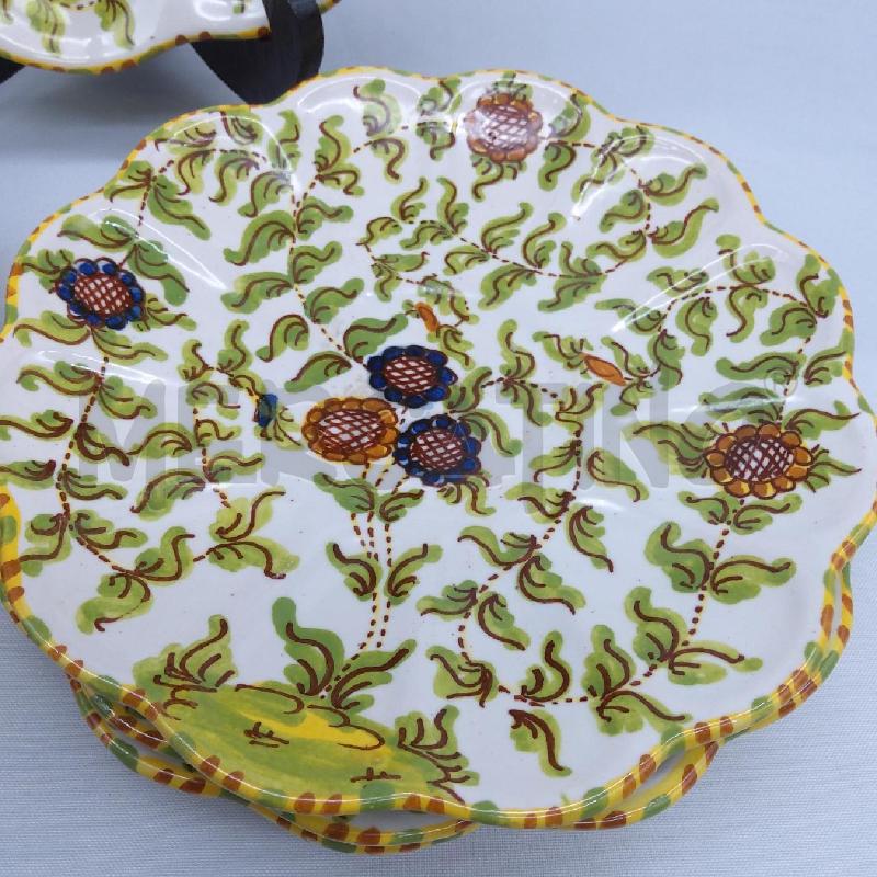 PIATTINI DOLCE PZ. 7 FOGLIOLINE VERDI  | Mercatino dell'Usato San maurizio canavese 3