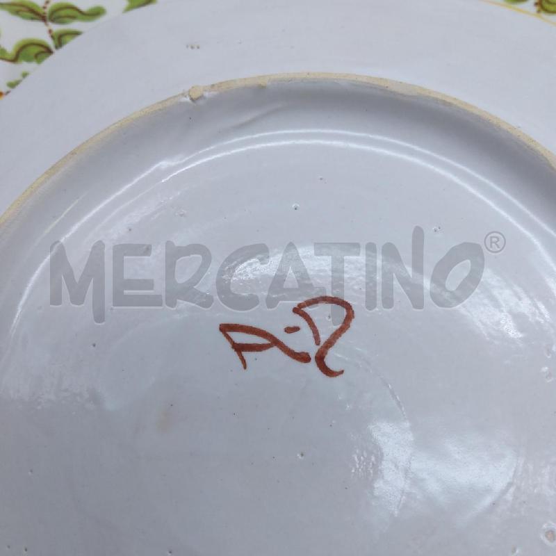 PIATTINI DOLCE PZ. 7 FOGLIOLINE VERDI  | Mercatino dell'Usato San maurizio canavese 4