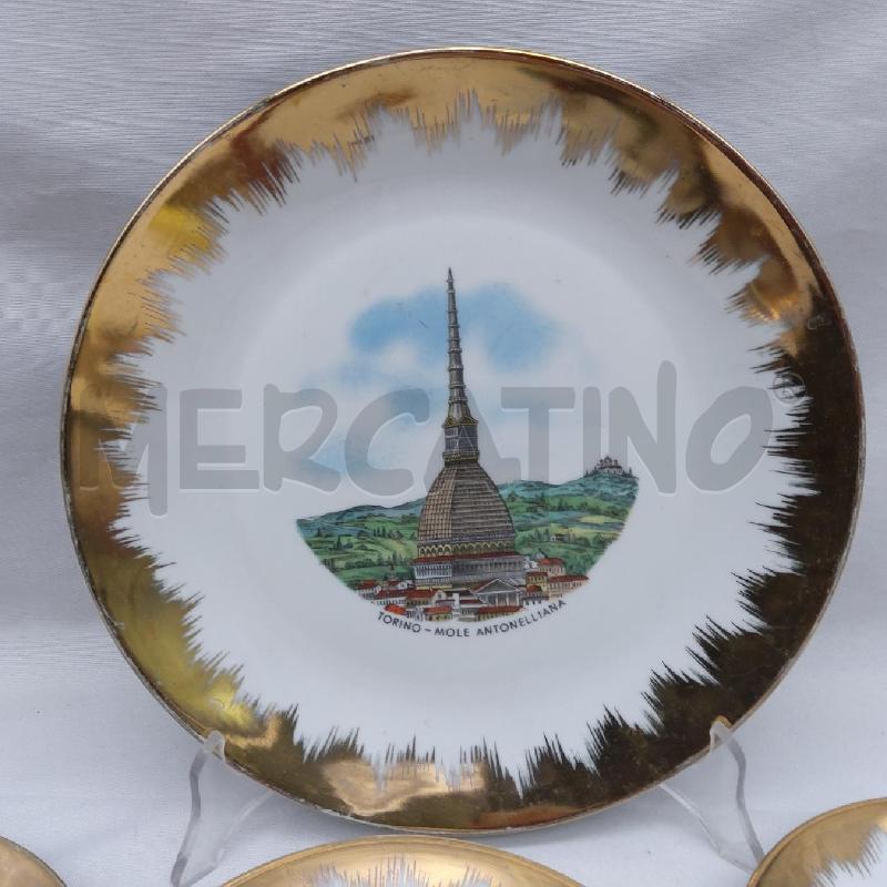 PIATTINI PZ. 7 BAVARIA BIANCO ORO TORINO E SUPERGA | Mercatino dell'Usato San maurizio canavese 2