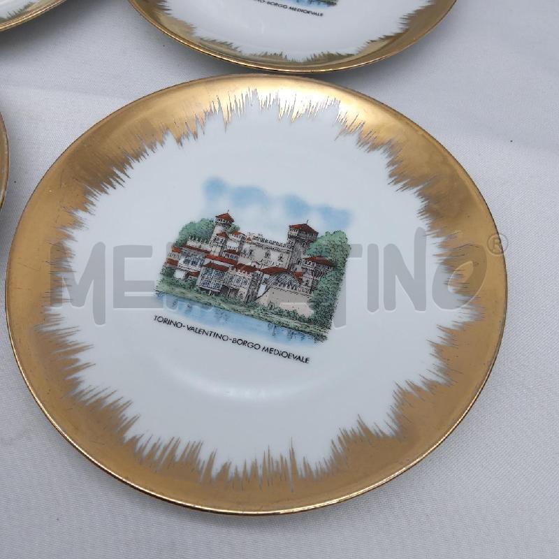 PIATTINI PZ. 7 BAVARIA BIANCO ORO TORINO E SUPERGA | Mercatino dell'Usato San maurizio canavese 4