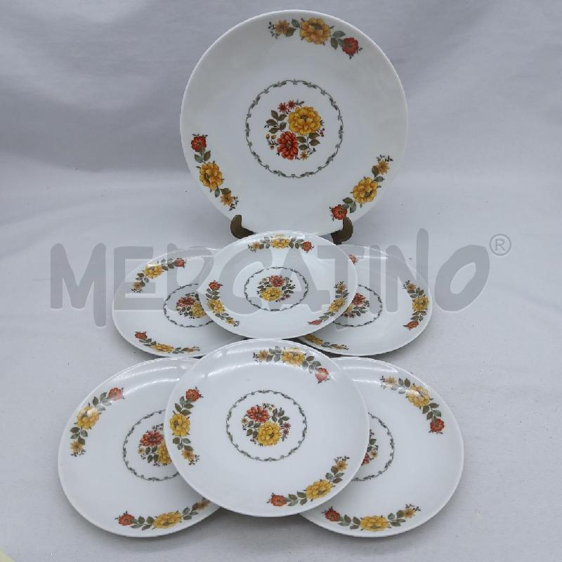PIATTINI PZ. 7 DOLCE BAVARIA WINTERLING FIORI | Mercatino dell'Usato San maurizio canavese 2