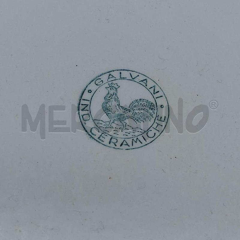 PIATTI PZ. 7 GALVANI BCO VERDE VOLATILI VARI | Mercatino dell'Usato San maurizio canavese 5