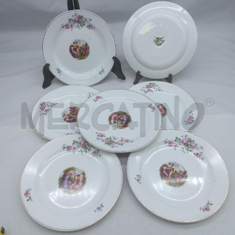 PIATTI PZ. 7 LAVENO VESTALI FIORI | Mercatino dell'Usato San maurizio canavese 1