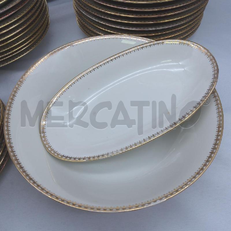PIATTI SERVIZIO PZ. 40 BAVARIA AVORIO BORDO ORO | Mercatino dell'Usato San maurizio canavese 3