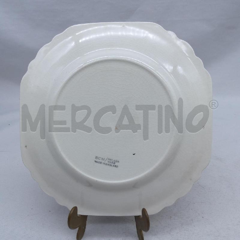 PIATTO CERAMICA INGLESE MEDAGLIONE DAMA E CAVALIERE | Mercatino dell'Usato San maurizio canavese 4