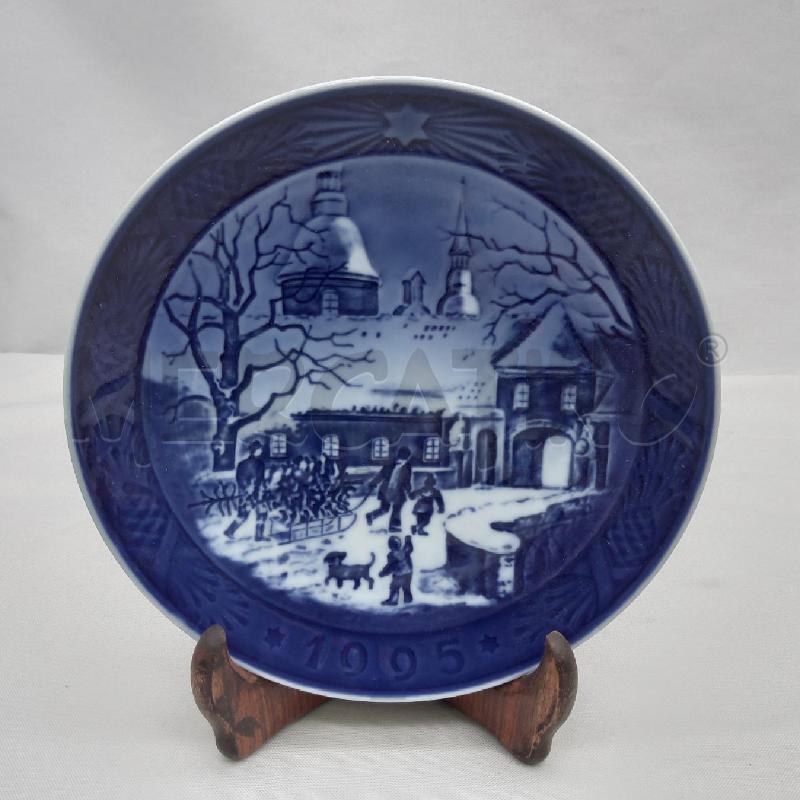 PIATTO COLLEZIONE ROYAL COPENHAGEN NATALE 1995 | Mercatino dell'Usato San maurizio canavese 1