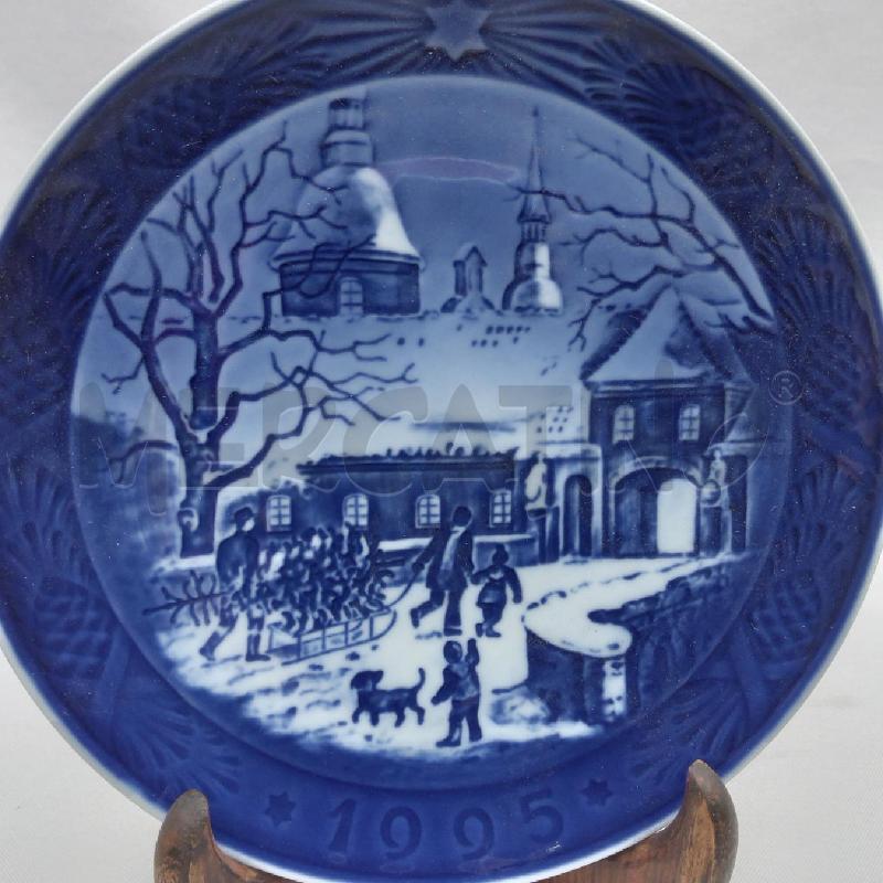 PIATTO COLLEZIONE ROYAL COPENHAGEN NATALE 1995 | Mercatino dell'Usato San maurizio canavese 2