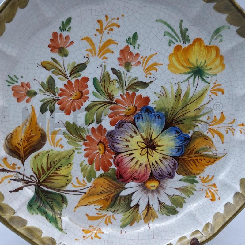PIATTO DECORATIVO CERAM BASSANO BDO VERDE | Mercatino dell'Usato San maurizio canavese 2