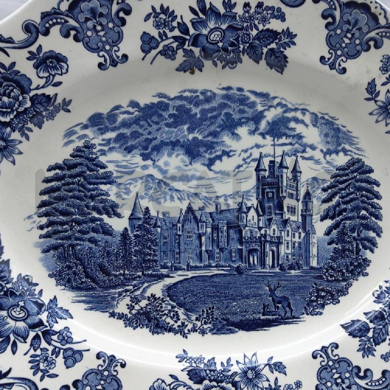 PIATTO OVALE CERAMICA INGLESE WEDGWOOD WINDSOR CASTLE | Mercatino dell'Usato San maurizio canavese 2