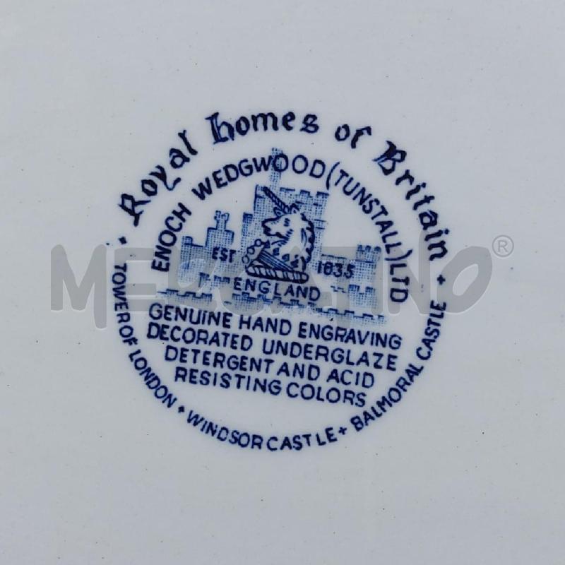 PIATTO OVALE CERAMICA INGLESE WEDGWOOD WINDSOR CASTLE | Mercatino dell'Usato San maurizio canavese 4