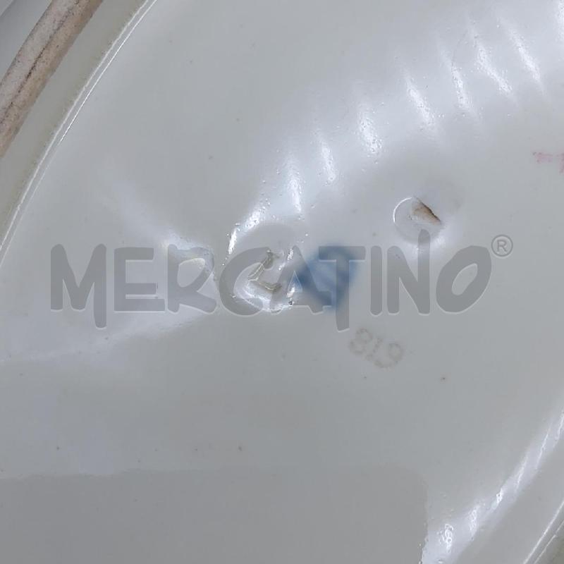 PIATTO PORTATA OVALE+ SALSIERA + ZUPPIERA CERAM BCA ROSELLINE | Mercatino dell'Usato San maurizio canavese 5