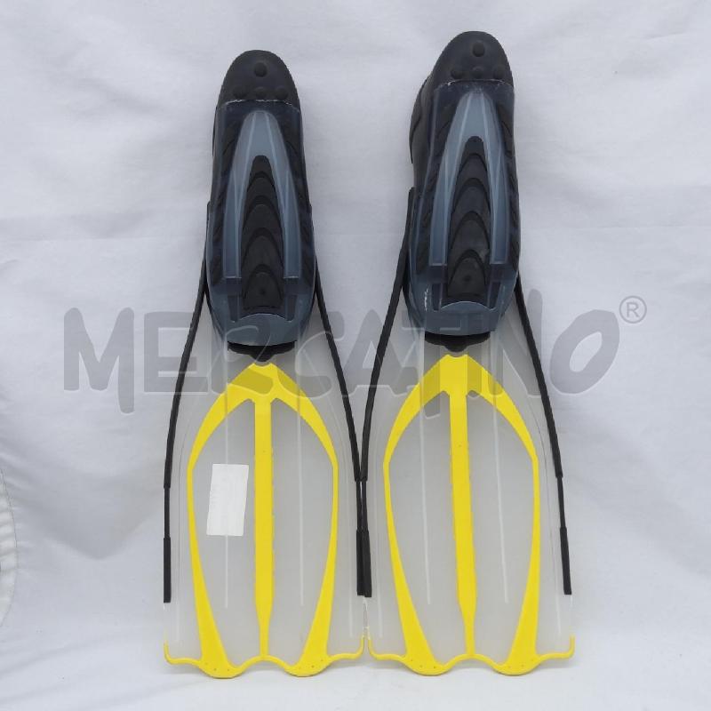 PINNE SUB CRESSI NERO GIALLO TRASP TG 41/42 | Mercatino dell'Usato San maurizio canavese 2