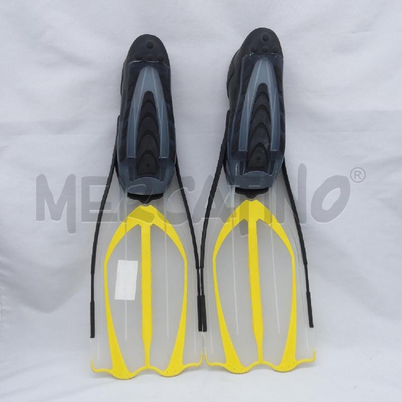 PINNE SUB CRESSI NERO GIALLO TRASP TG 41/42 | Mercatino dell'Usato San maurizio canavese 3