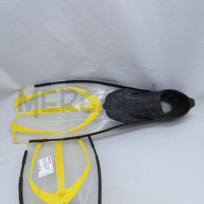 PINNE SUB CRESSI NERO GIALLO TRASP TG 41/42 | Mercatino dell'Usato San maurizio canavese 4