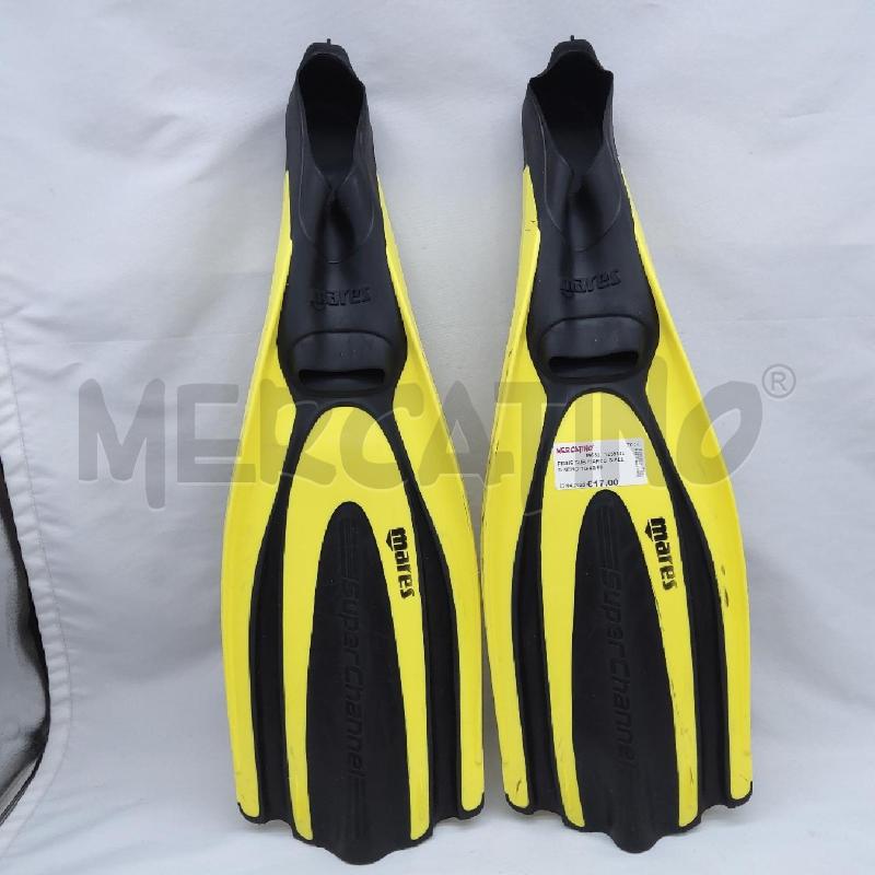 PINNE SUB MARES GIALLO NERO TG 42/43 | Mercatino dell'Usato San maurizio canavese 1