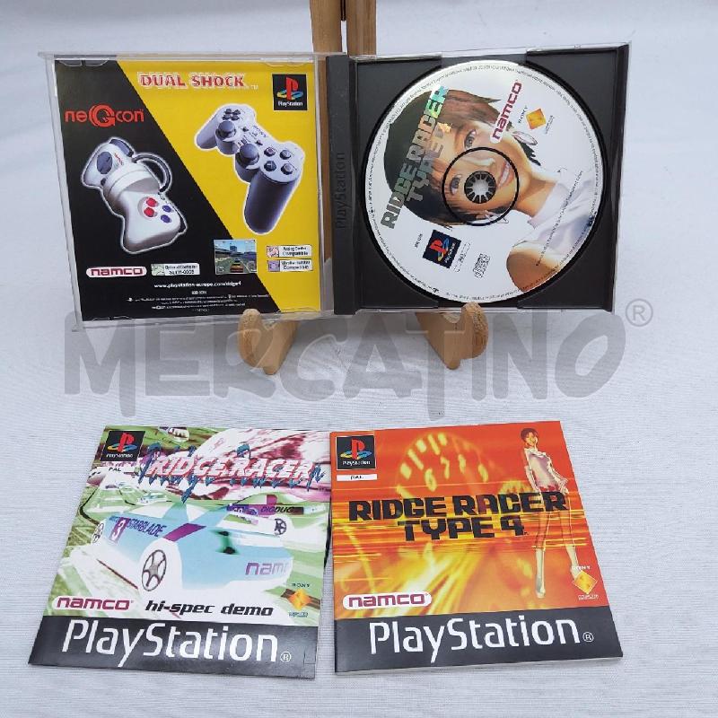PLAY STATION 1 RIDGE RACER TYPE 4 | Mercatino dell'Usato San maurizio canavese 3
