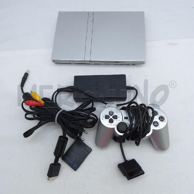 PLAY STATION 2 SLIM SILVER MEMORY JOY CAVI | Mercatino dell'Usato San maurizio canavese 4