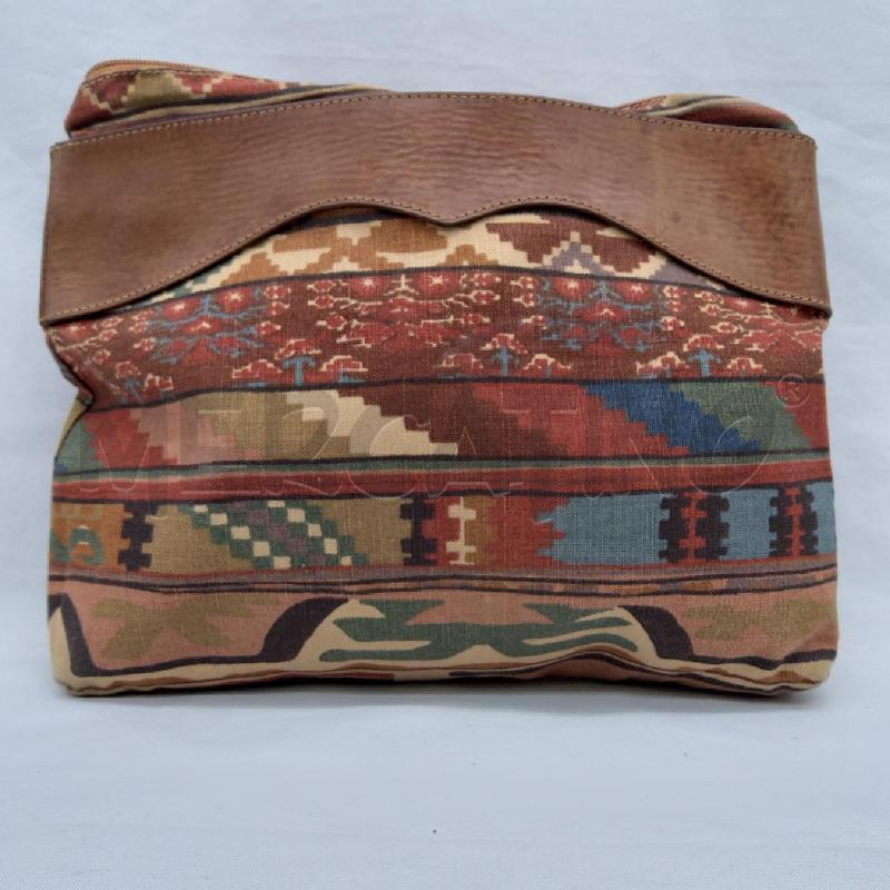 POCHETTE COCCINELLE TESSUTO INSERTI VERA PELLE  | Mercatino dell'Usato San maurizio canavese 4