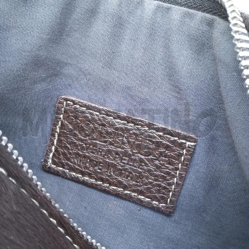 POCHETTE SOLINDA VERA PELLE CAVALLINO MARRONE  | Mercatino dell'Usato San maurizio canavese 3