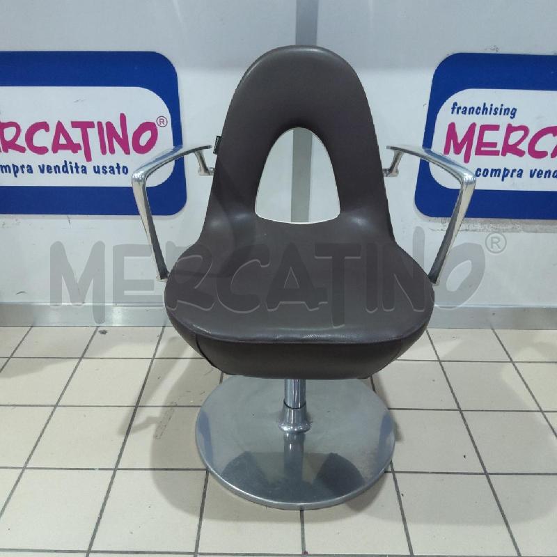 POLTRONCINA SALA ATTESA BEAUTY STAR GRIGIA | Mercatino dell'Usato San maurizio canavese 1