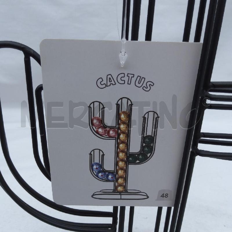 PORTA CAPSULE CACTUS MET NERO | Mercatino dell'Usato San maurizio canavese 2