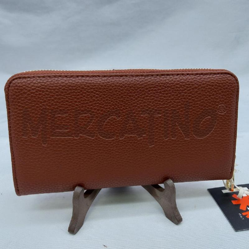 PORTA FOGLIO FEZ MARRONE MARTELLATO ZIP DORATA | Mercatino dell'Usato San maurizio canavese 2