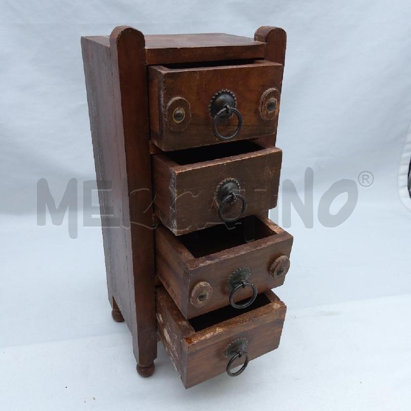 PORTA GIOIE MOBILETTO 4 CASSETTINI STILE ETNICO | Mercatino dell'Usato San maurizio canavese 4