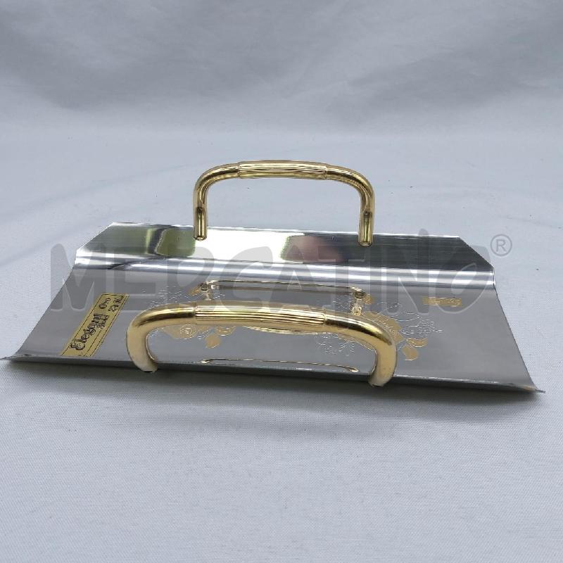 PORTA GRISSINI ACCIAIO ORO 24K ELEGANT  | Mercatino dell'Usato San maurizio canavese 3