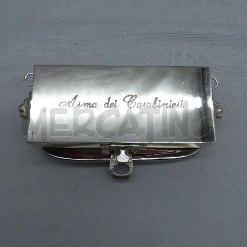 PORTA OGGETTI TAVOLO GIBERNA CARABINIERI METALLO CROMATO | Mercatino dell'Usato San maurizio canavese 3