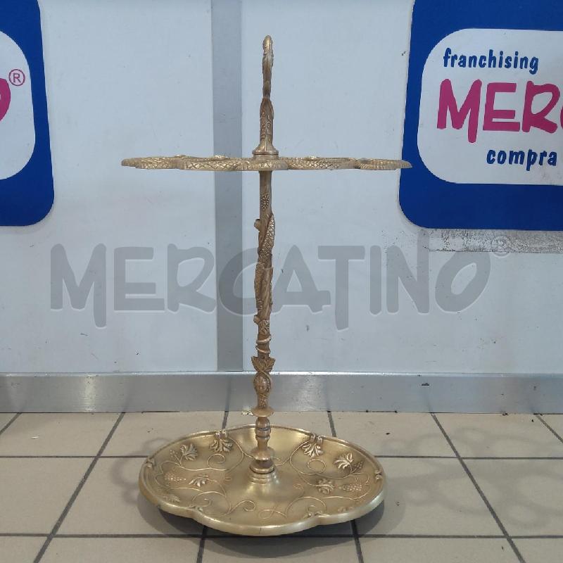 PORTA OMBRELLI OTTONE 6 POSTI SERPENTE BASE UVA | Mercatino dell'Usato San maurizio canavese 3