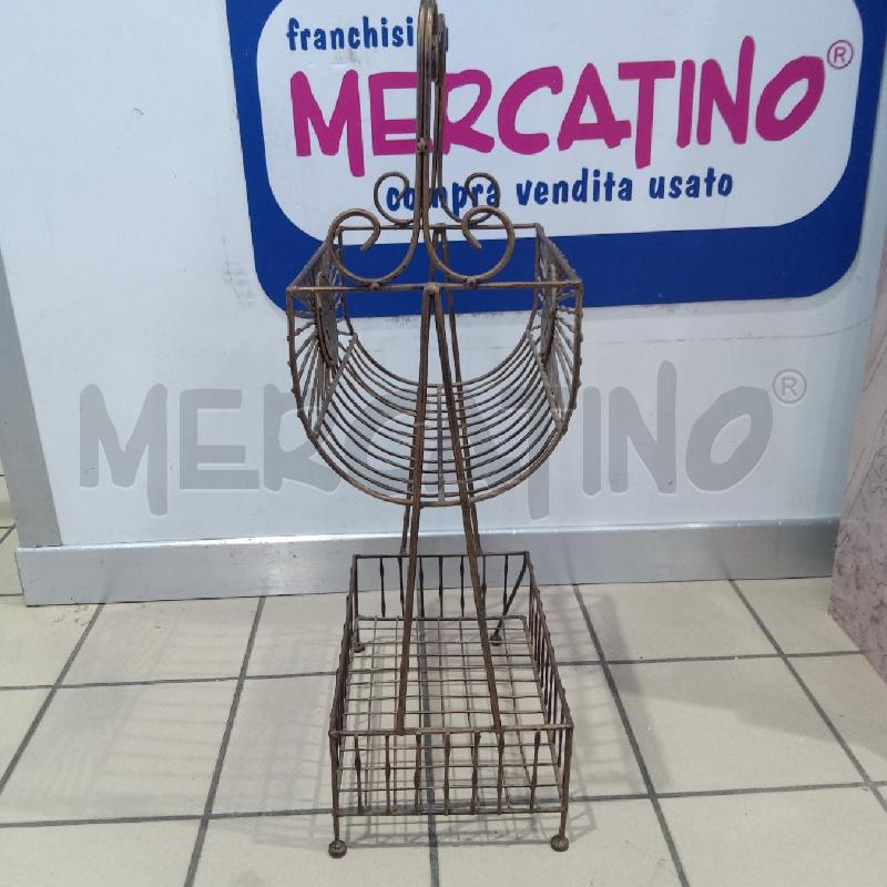 PORTA RIVISTE FERRO BATTURO DORATO | Mercatino dell'Usato San maurizio canavese 3