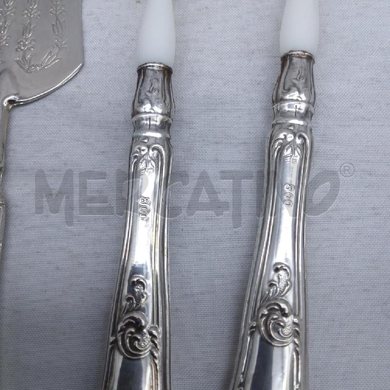 POSATE PZ. 5 INSALATA PINZA COLTELLO E PALETTA TORTA | Mercatino dell'Usato San maurizio canavese 2
