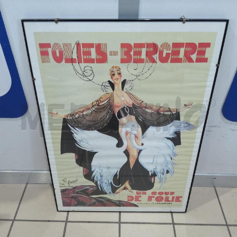 POSTER FOLIES BERCERE UN COUP DE FOLIE | Mercatino dell'Usato San maurizio canavese 1