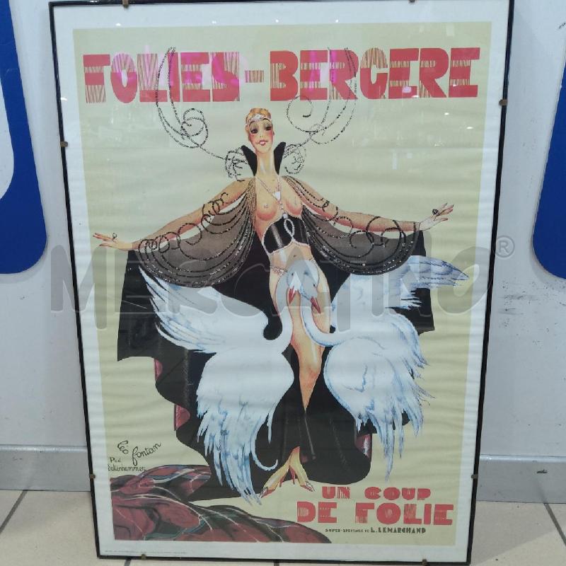 POSTER FOLIES BERCERE UN COUP DE FOLIE | Mercatino dell'Usato San maurizio canavese 2