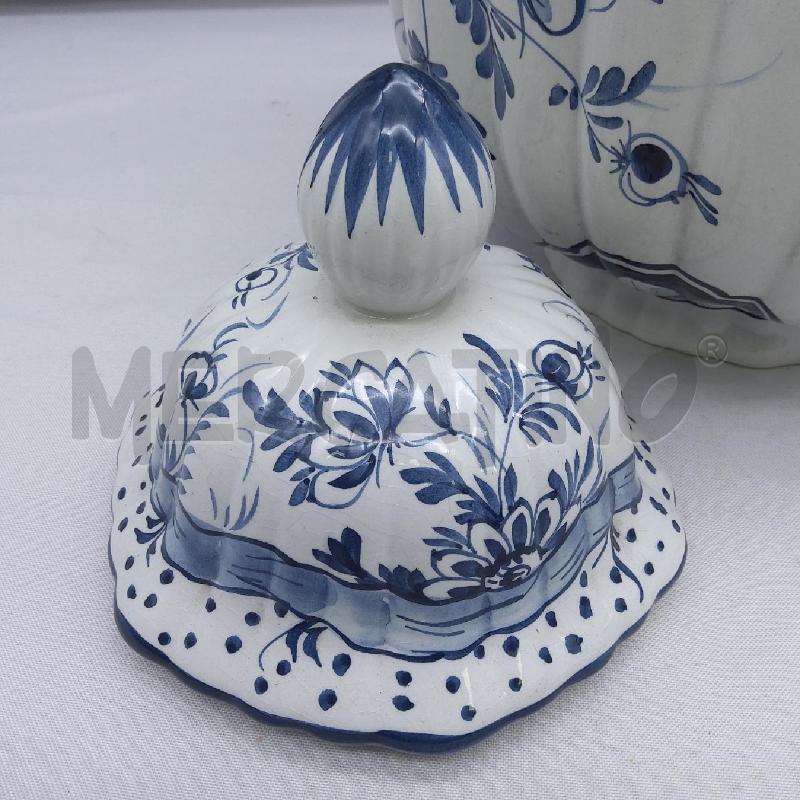 POTICHE VASO CERAMICA BNC BLU  | Mercatino dell'Usato San maurizio canavese 4