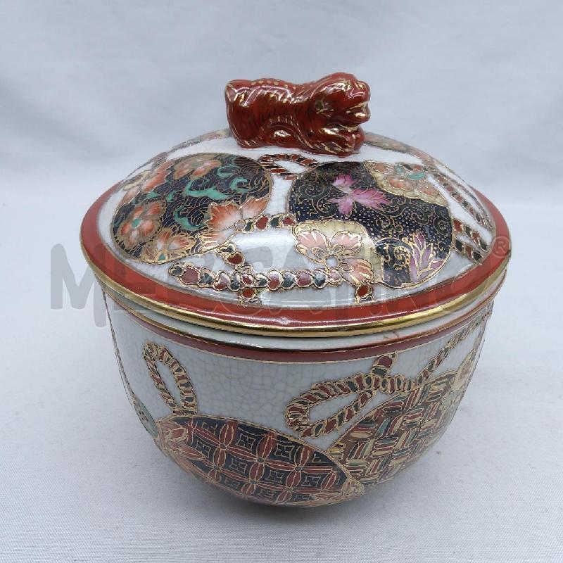POTICHE VASO CHINA DECORO SFERE ARABESCHI | Mercatino dell'Usato San maurizio canavese 1