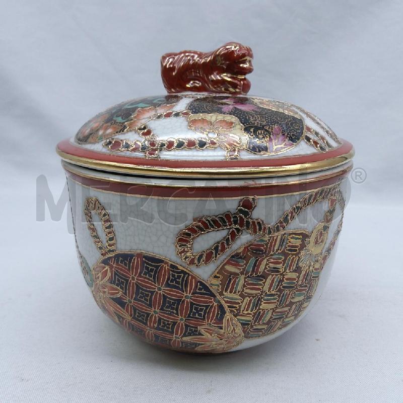 POTICHE VASO CHINA DECORO SFERE ARABESCHI | Mercatino dell'Usato San maurizio canavese 2