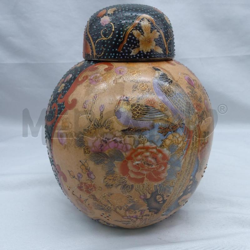POTICHE VASO CHINA SATSUMA PAVONI | Mercatino dell'Usato San maurizio canavese 1