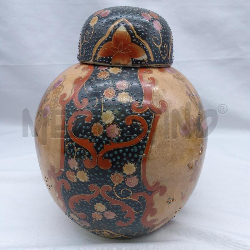 POTICHE VASO CHINA SATSUMA PAVONI | Mercatino dell'Usato San maurizio canavese 3