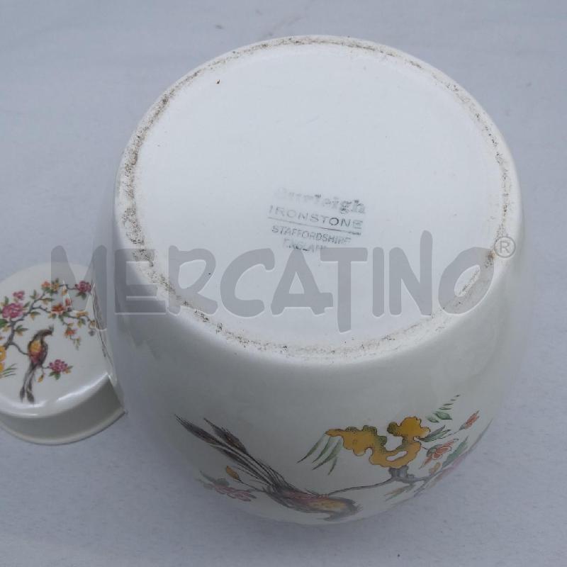 POTICHE VASO ENGLAND BIANCO TRALCIO FIORI UCCELLO | Mercatino dell'Usato San maurizio canavese 4
