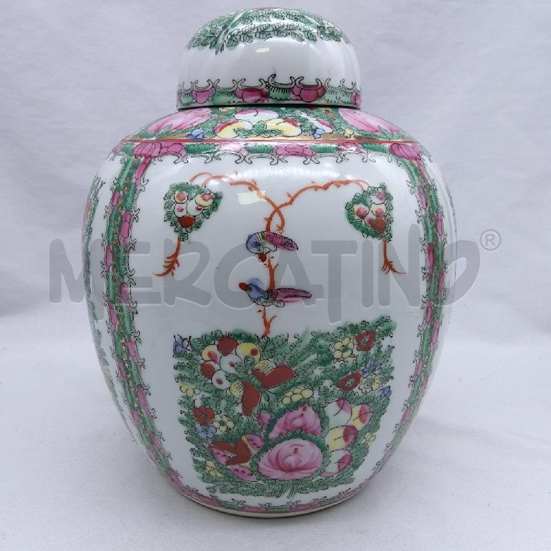 POTICHE VASO FIORI VERDE ROSA | Mercatino dell'Usato San maurizio canavese 1