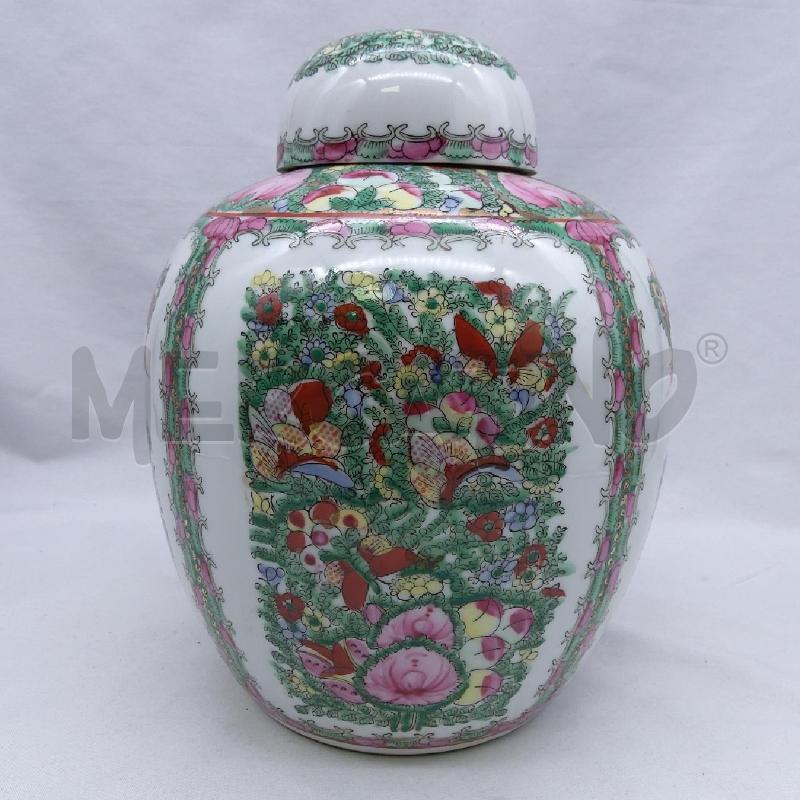 POTICHE VASO FIORI VERDE ROSA | Mercatino dell'Usato San maurizio canavese 2