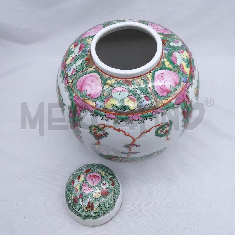 POTICHE VASO FIORI VERDE ROSA | Mercatino dell'Usato San maurizio canavese 3