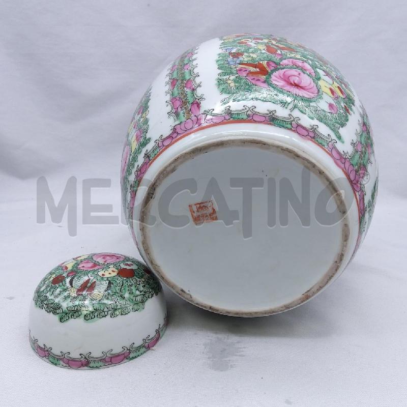 POTICHE VASO FIORI VERDE ROSA | Mercatino dell'Usato San maurizio canavese 4
