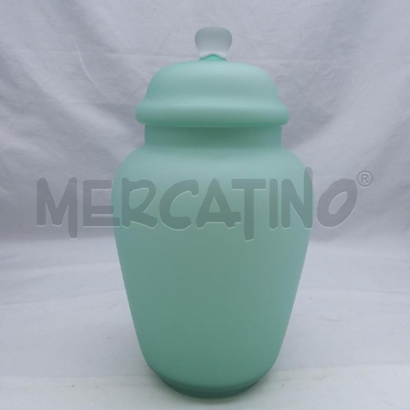 POTICHE VASO VETRO VERDINO OPACO | Mercatino dell'Usato San maurizio canavese 1