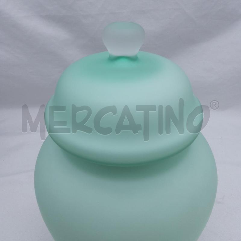 POTICHE VASO VETRO VERDINO OPACO | Mercatino dell'Usato San maurizio canavese 2
