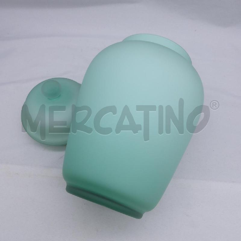 POTICHE VASO VETRO VERDINO OPACO | Mercatino dell'Usato San maurizio canavese 4