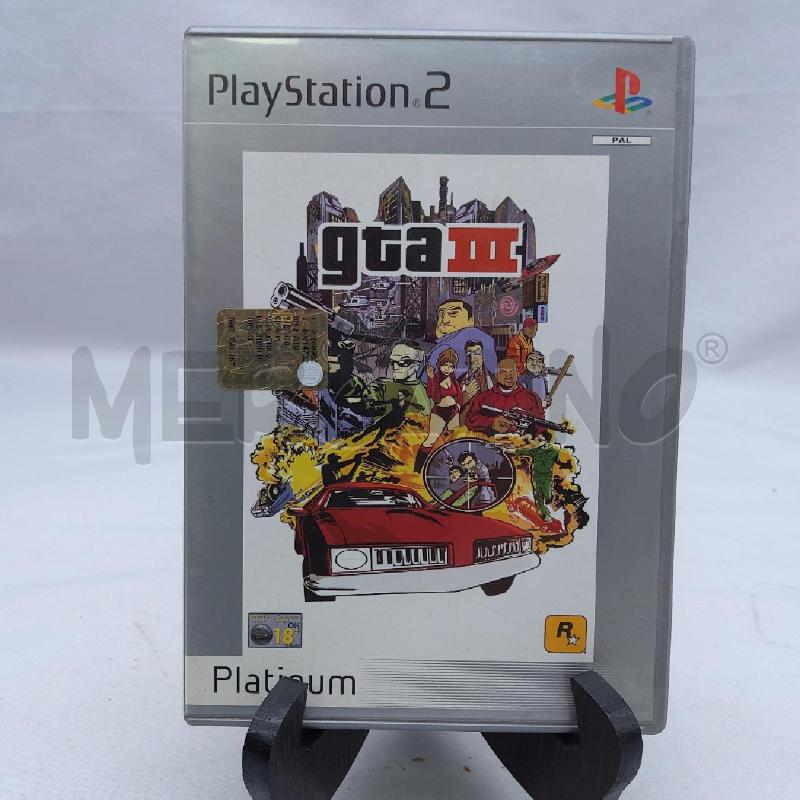 PS2 GTA3 PLATINUM | Mercatino dell'Usato San maurizio canavese 1